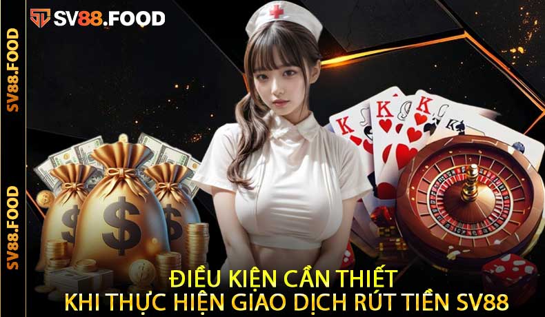 Điều kiện cần thiết khi thực hiện giao dịch rút tiền SV88